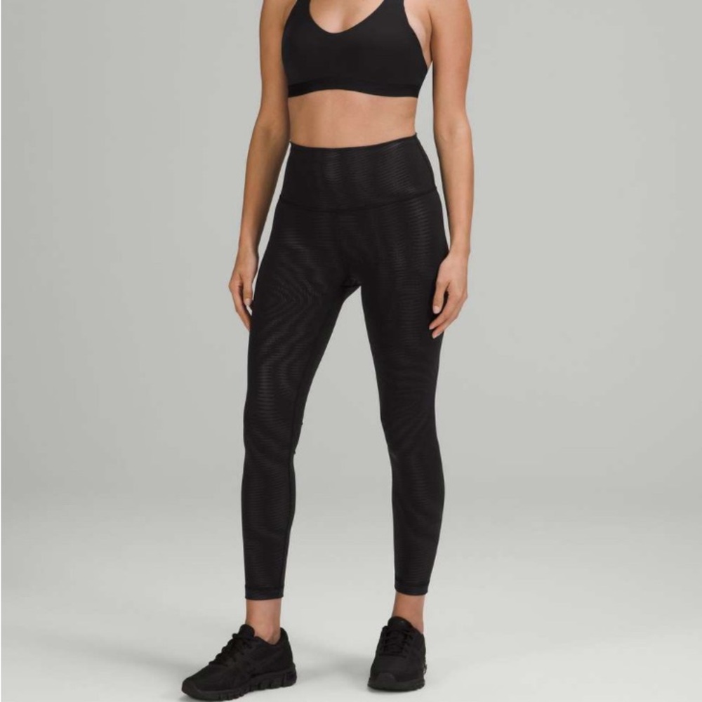 Lululemon Wunder Train Legging 25” *Foil